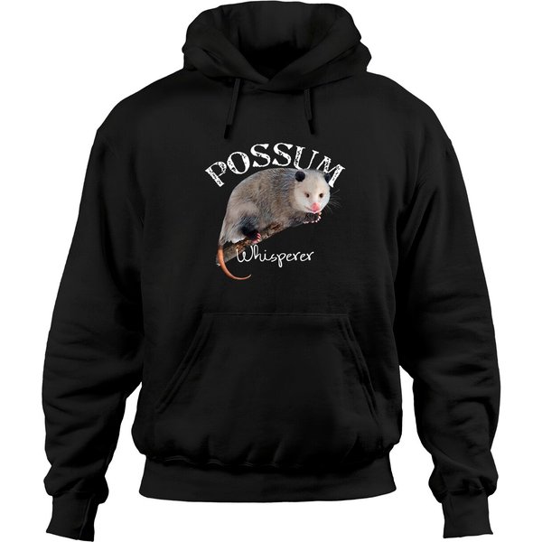 Screaming Possum Hoodies Possum Whisperer I Love Possums-image