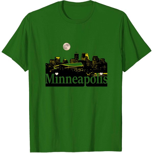 Minneapolis Skyline - Minneapolis - T-Shirt-image