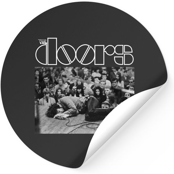 The Doors Jim Morrison Lying On Stage Sticker Stickers-image