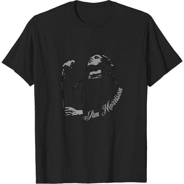 Jim Morrison Art Illustration T-Shirt-image