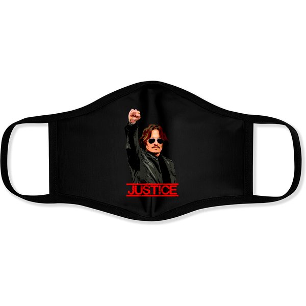 Justice For Johnny Depp Classic Face Masks