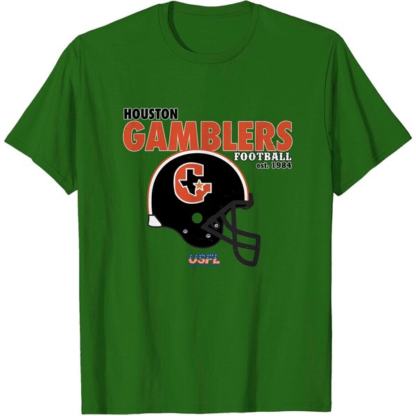 Distressed Houston Gamblers - Houston Gamblers - T-Shirt-image