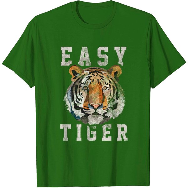 Easy Tiger Distressed Casual-Chic Graphic For Women T-Shirt-image