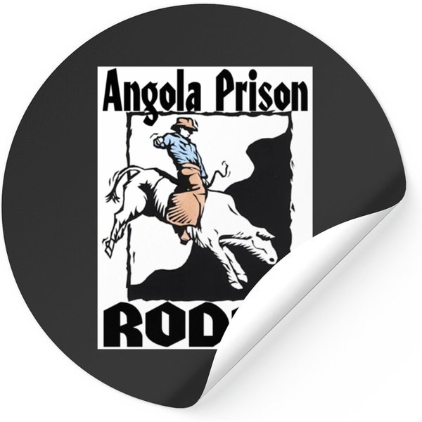 Angola Prison Rodeo Bull Rider Stickers-image