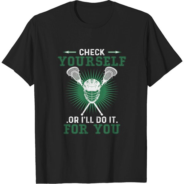 Check Yourself Lacrosse T-Shirt-image