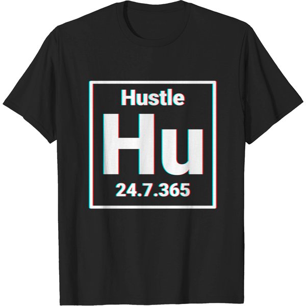 Funny The Hustle Funny Entrepreneur Side Hustle Gift Plan T-Shirt-image