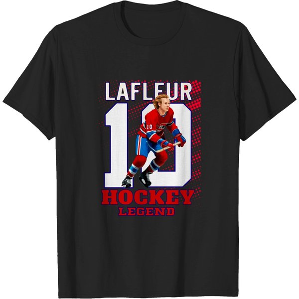 Guy Lafleur 10 Canadian Hockey Legend Classic T-Shirt-image