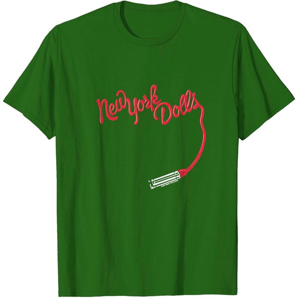 New York Dolls Unisex T-Shirt: Lipstick Logo-image