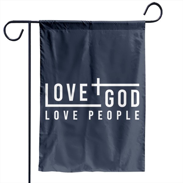 Love God Love People Garden Flags-image