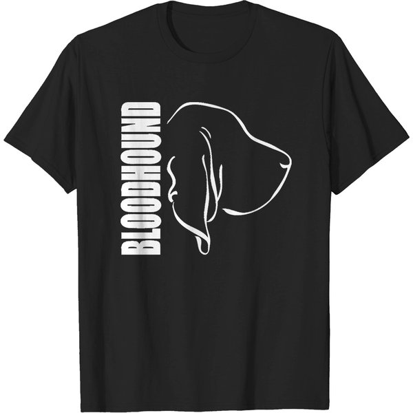 Bloodhound Gift Bloodhound Profile Dog Lover Gift T-Shirts-image