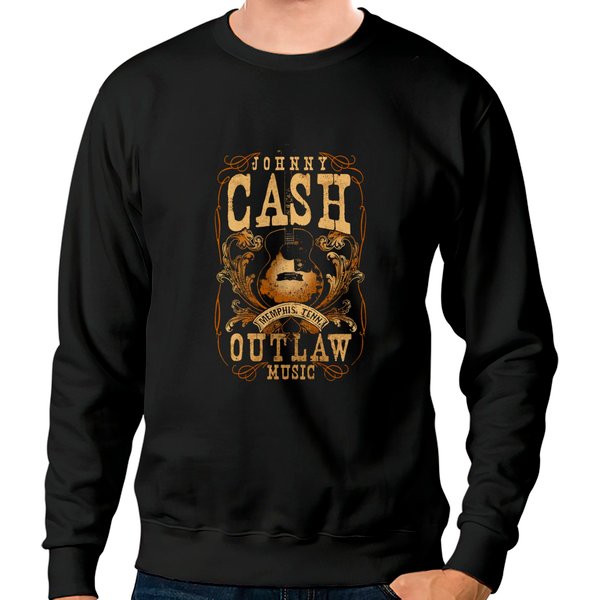 Johnny Cash Outlaw Usic - Johnny Cash - Sweatshirts-image