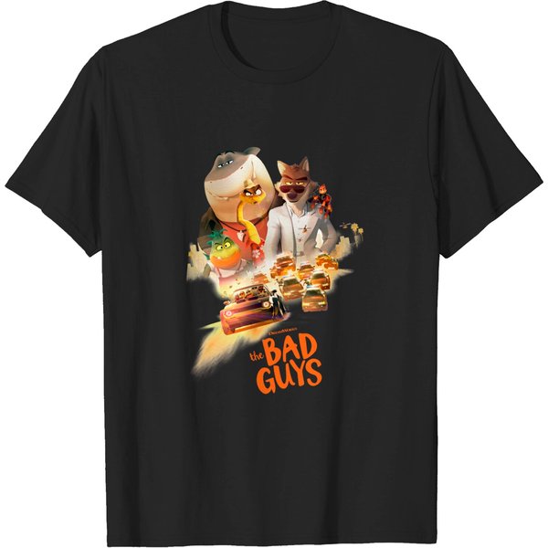 The Bad Guys Cartoon Movie Upcoming Shirts, The Bad Guys 2022 Film Movie T Shirt-image