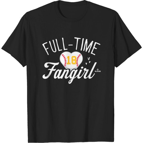 Keston Hiura Full-Time Fangirl T-Shirt-image