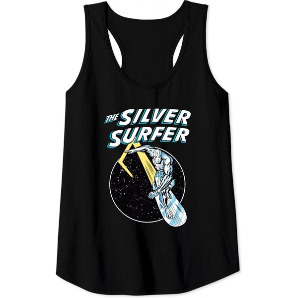 Cosmic Silver Surfer - Silver Surfer - Tank Tops-image