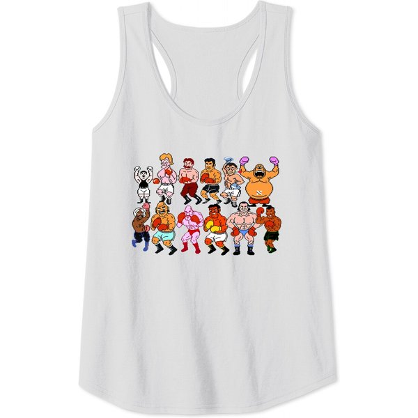 Mike Tyson's Punchout 8 Bit Classic Tank Tops-image