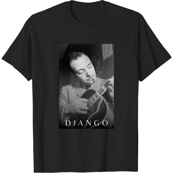 Django Reinhardt Jazz Guitarist - Django Reinhardt - T-Shirt-image