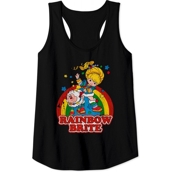 Distressed Rainbow Brite - Rainbow Brite - Tank Tops-image