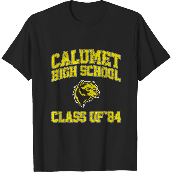 Calumet High School Class Of 84 - Red Dawn - T-Shirt-image