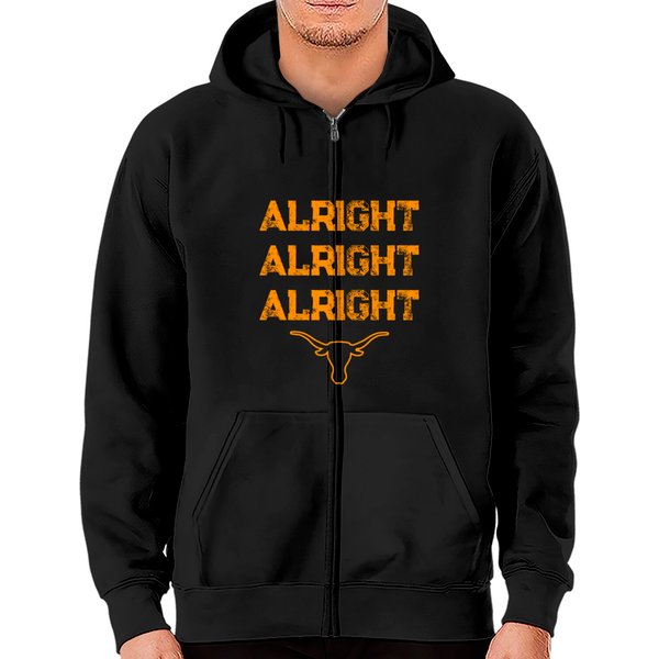 Texas Pride Alright Zip Hoodie For State Fans-image