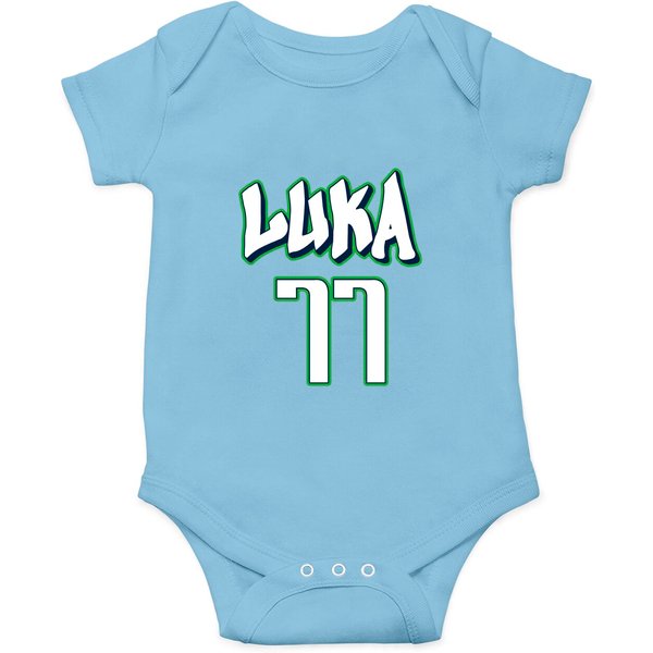 Luka Doncic 77 City Jersey Classic Onesie