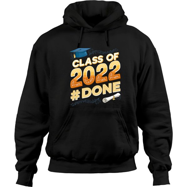Class Of 2022 #Done Graduation Pullover Hoodie-image