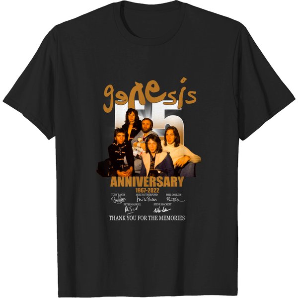 Genesis Band Member 55Th Anniversary 1967-2022 Signed Thank You Memoriest Shirt-image