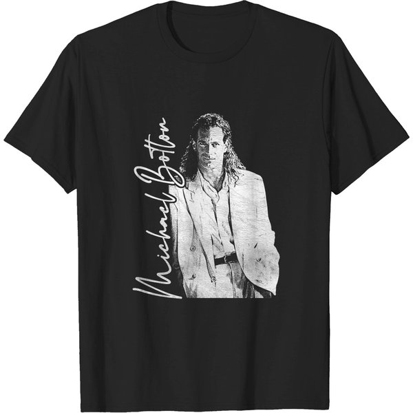 Michael Bolton 90S Style Fan Design T-Shirt-image