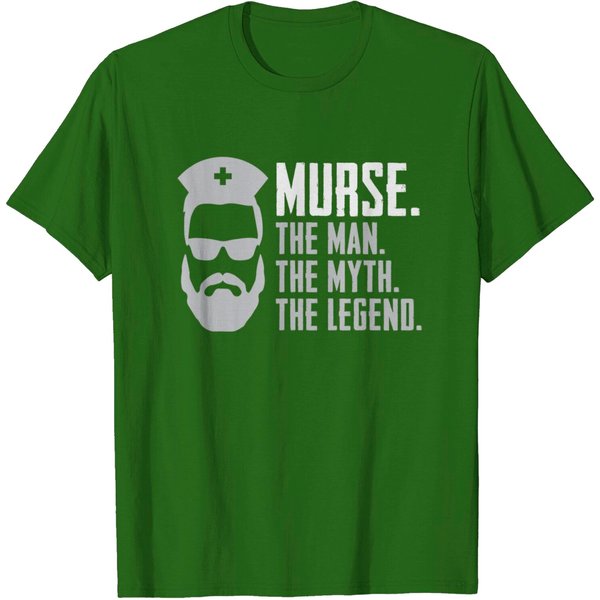 Nursing Superhero T-Shirt Mens Funny Murse Male Nurse Shirt Rn Lpn Cna-image