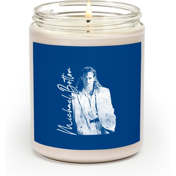 Michael Bolton 90S Style Fan Design Scented Candles-image