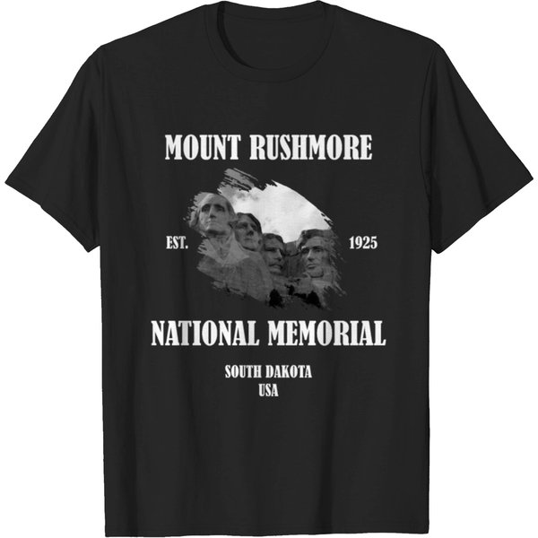 Mount Rushmore South Dakota Usa Us President T-Shirt-image
