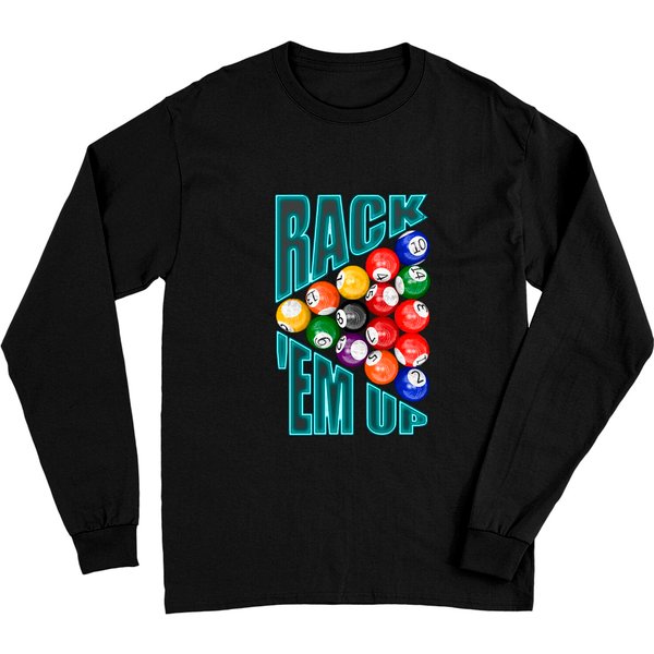 Rack’Em Up Billiards - Pool Player - Long Sleeves-image