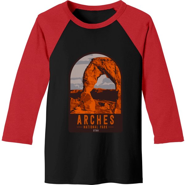Arches National Park Baseball Tees-image