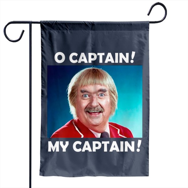 O Captain! My Captain! - Captain Kangaroo - Garden Flags-image