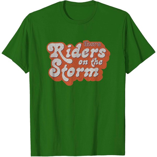 The Doors Unisex Tee: Riders On The Storm Logo-image