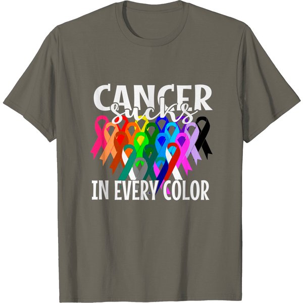 Cancer Sucks T-Shirt In Every Color Fighter-image