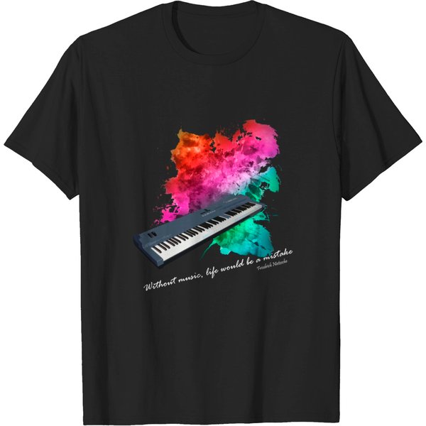 Keyboard Instrument Piano T-Shirt-image