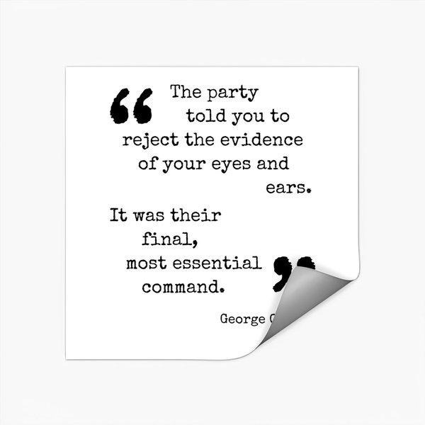 George Orwell Quote - Orwell - Stickers-image