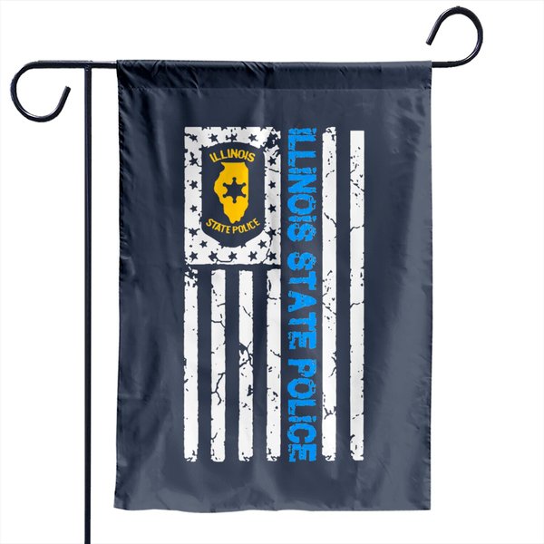 Illinois State Police Garden Flag Garden Flags