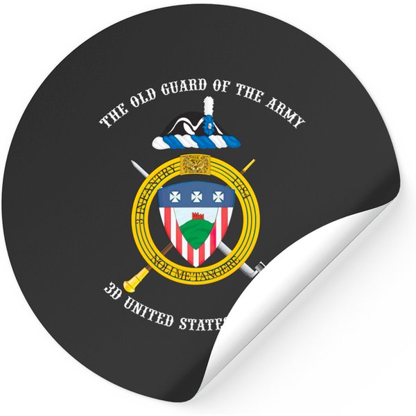 3D Us Infantry Regiment (The Old Guard) Unofficial Crest - Crest - Stickers-image
