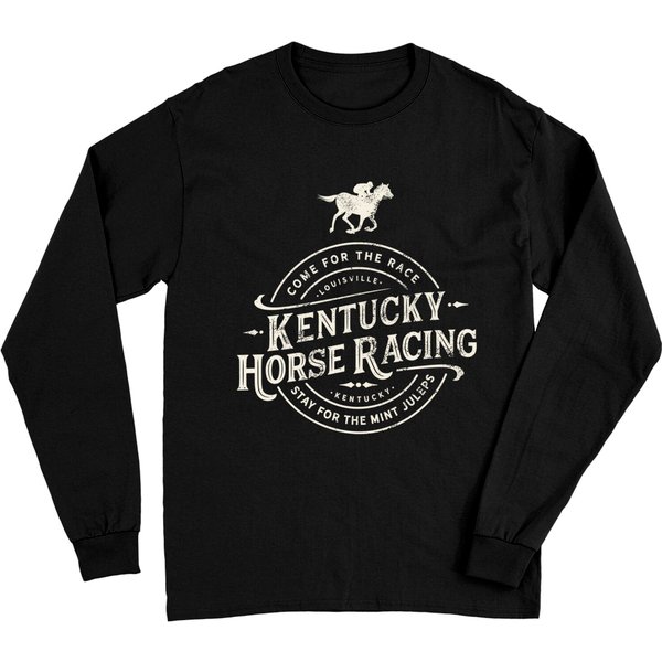 Funny Derby Day Kentucky Horse Racing Long Sleeve T-Shirt-image