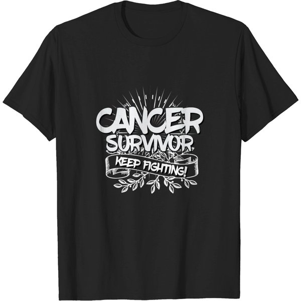 Cancer Survivor! Keep Fighting! T-Shirt-image