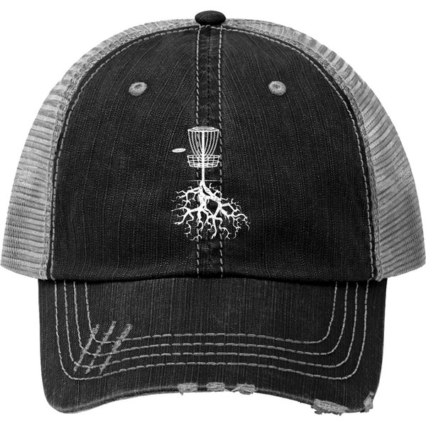 Artistic Disc Golf Basket Frisbee Golfing Cool Trucker Hats-image
