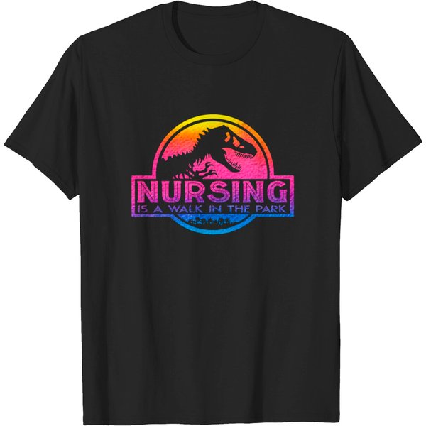 Nursing Is A Walk In The Park T-Shirt-image