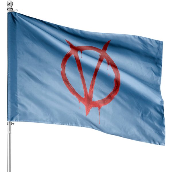 V For Vendetta Sign - V For Vendetta - House Flags-image