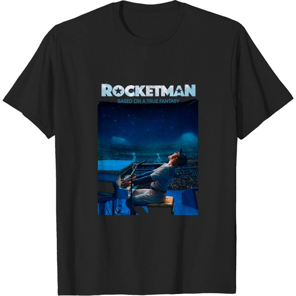 Elton John Unisex Tee: Rocketman Starry Night-image