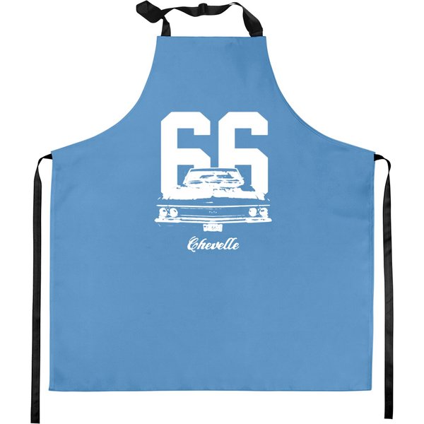 1966 Chevelle Grill View Worn Look Kitchen Aprons-image