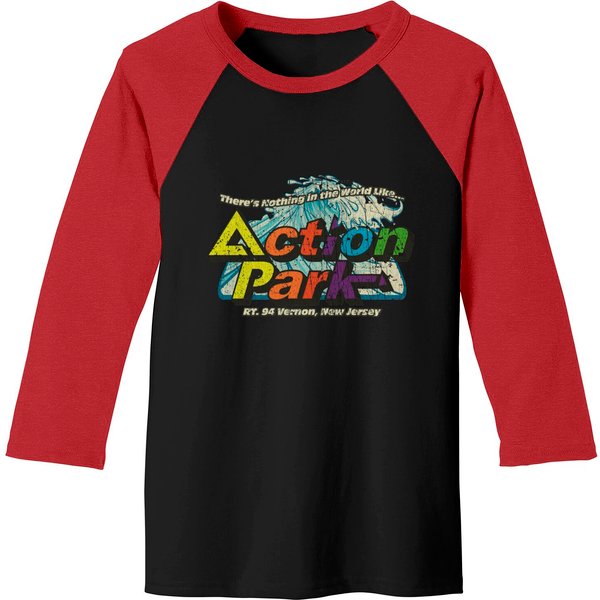Action Park New Jersey 1978 - Theme Park - Baseball Tees-image