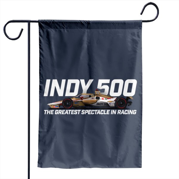 Indy Greatest Spectacle (Dark Double-Sided) - Indy 500 - Garden Flags-image