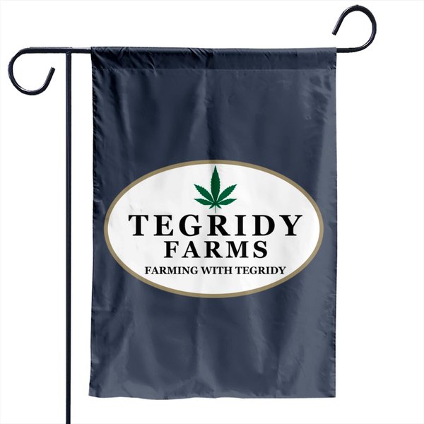 Tegridy Farms Garden Flags Farming With Pullover-image