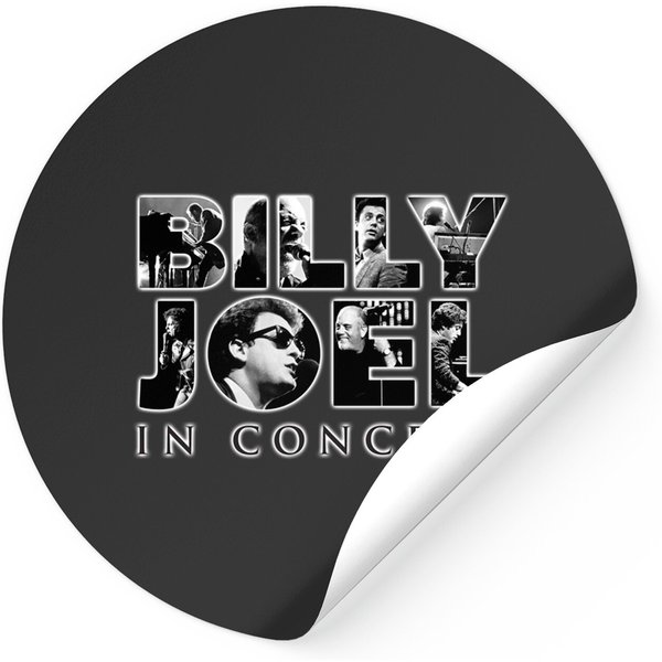 Billy Joel Logo Tour Classic Stickers-image